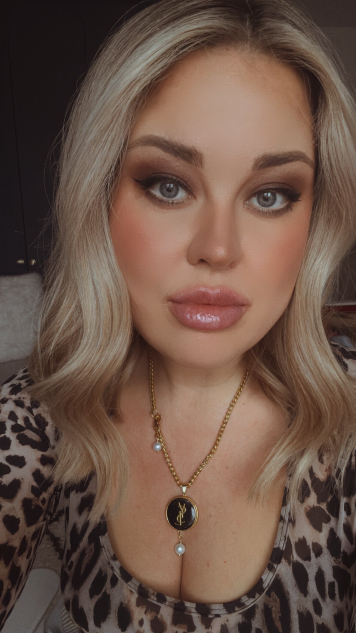 🖤 Vintage Authentic gold YSL Necklace • SUPER RARE ONE OF A KIND PIECE