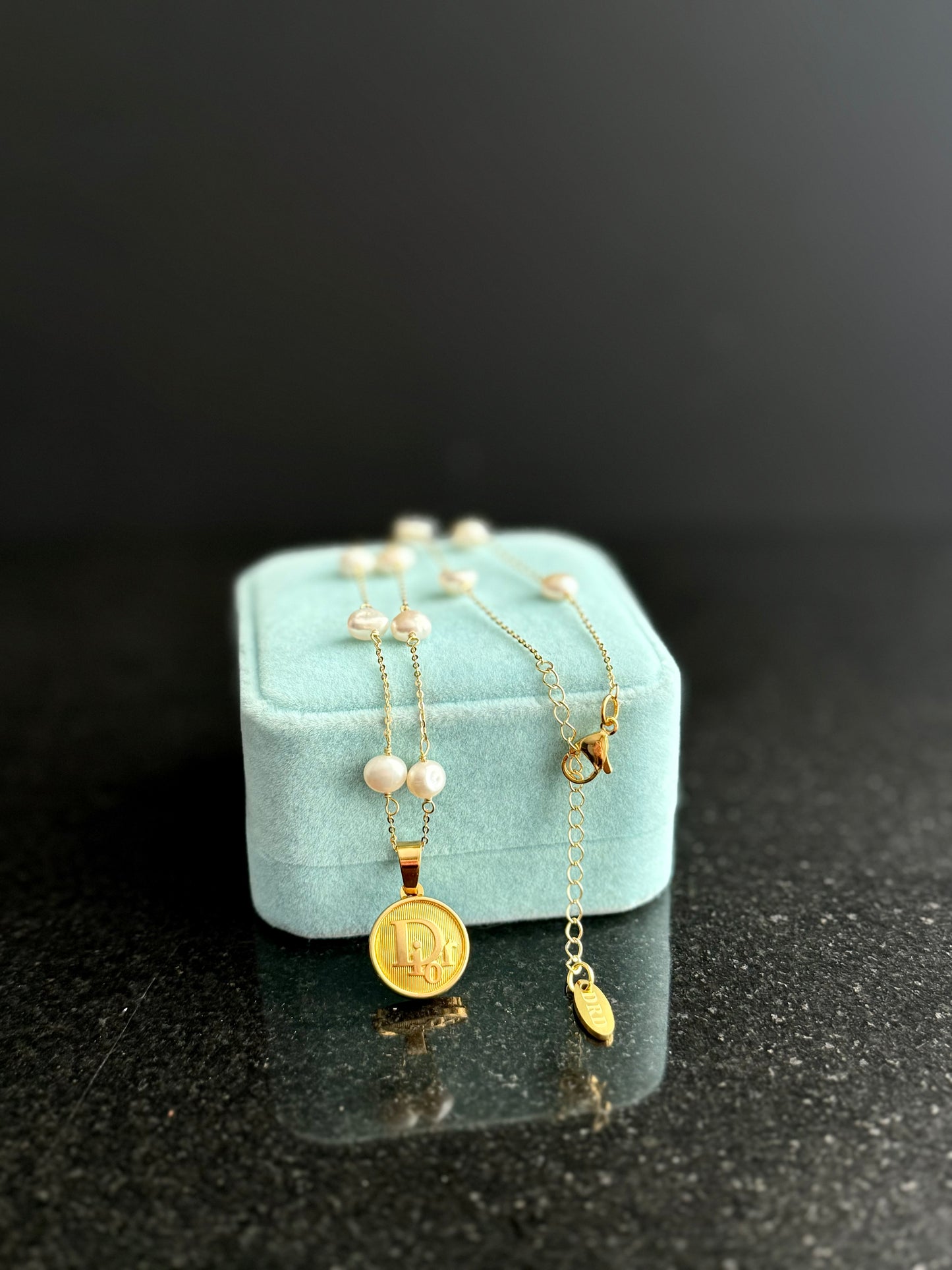 ✨ SMALL DELICATE PENDANT One of a kind delicate Authentic Reworked Vintage button necklace