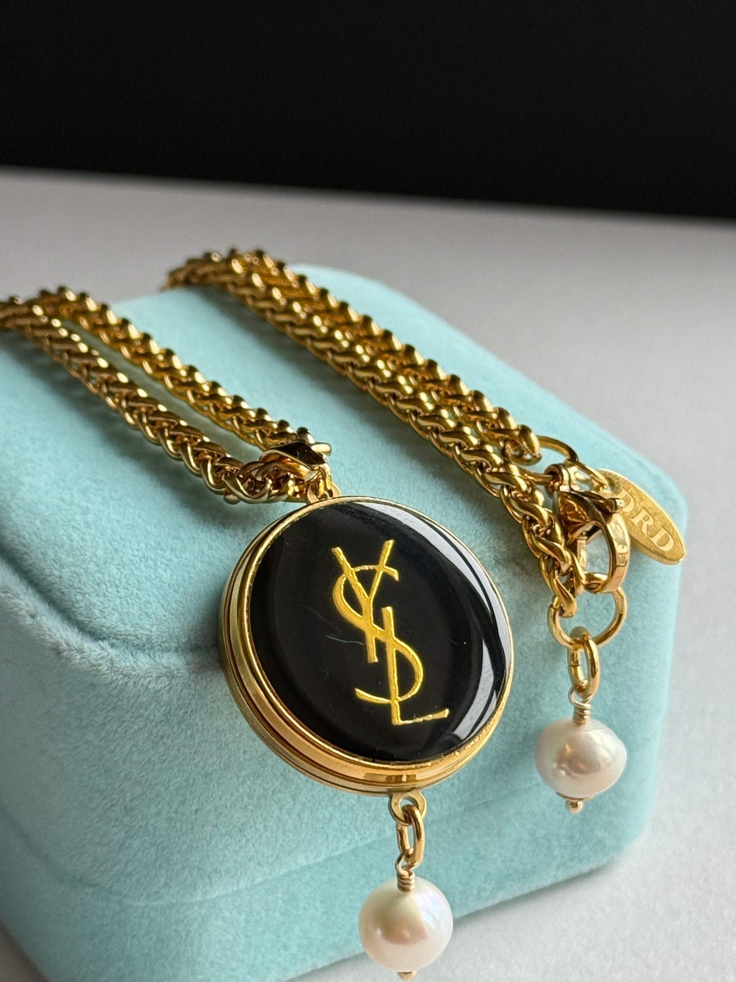 🖤 Vintage Authentic gold YSL Necklace • SUPER RARE ONE OF A KIND PIECE