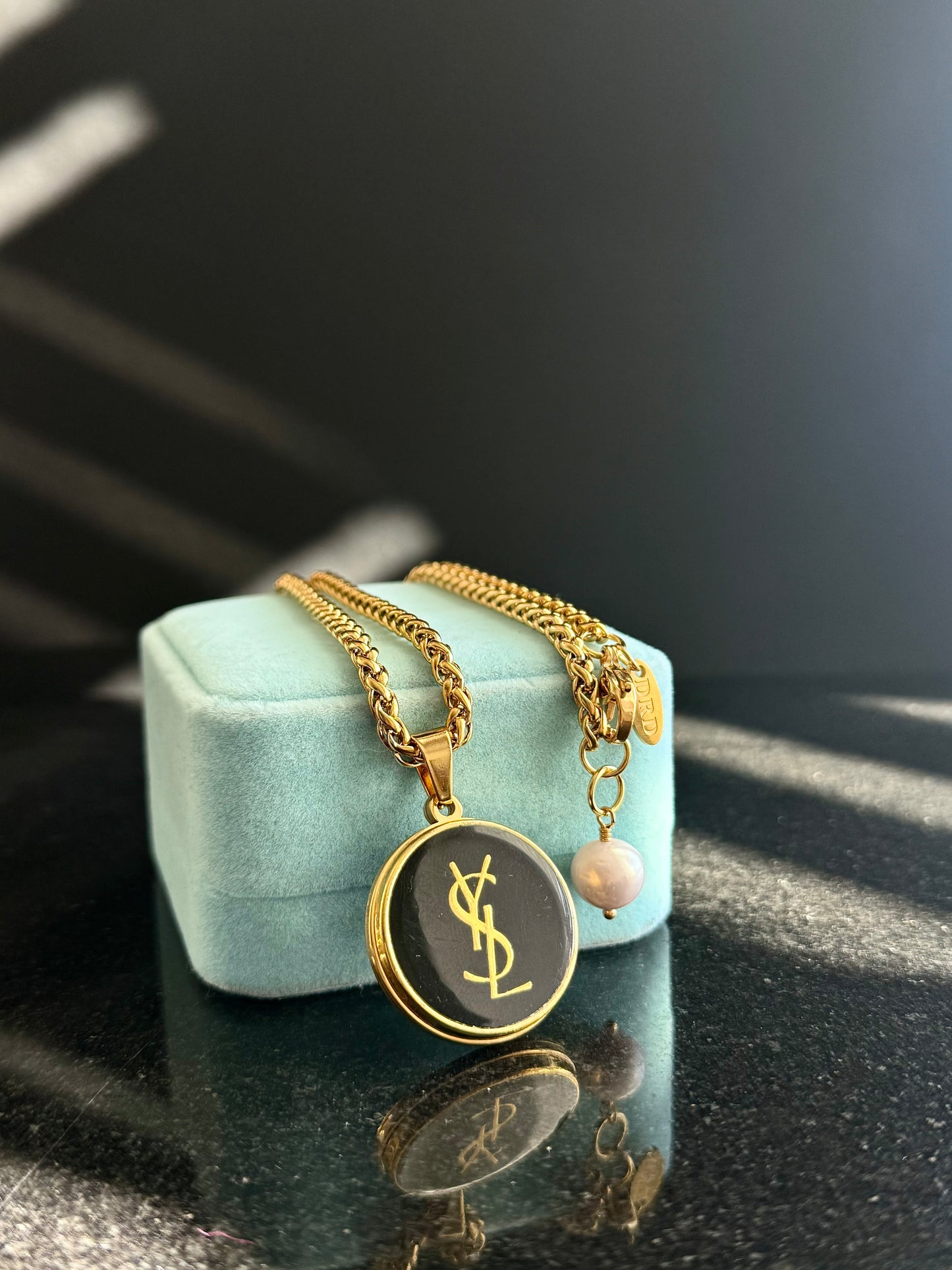 Vintage Authentic gold YSL Necklace • SUPER RARE ONE OF A KIND PIECE