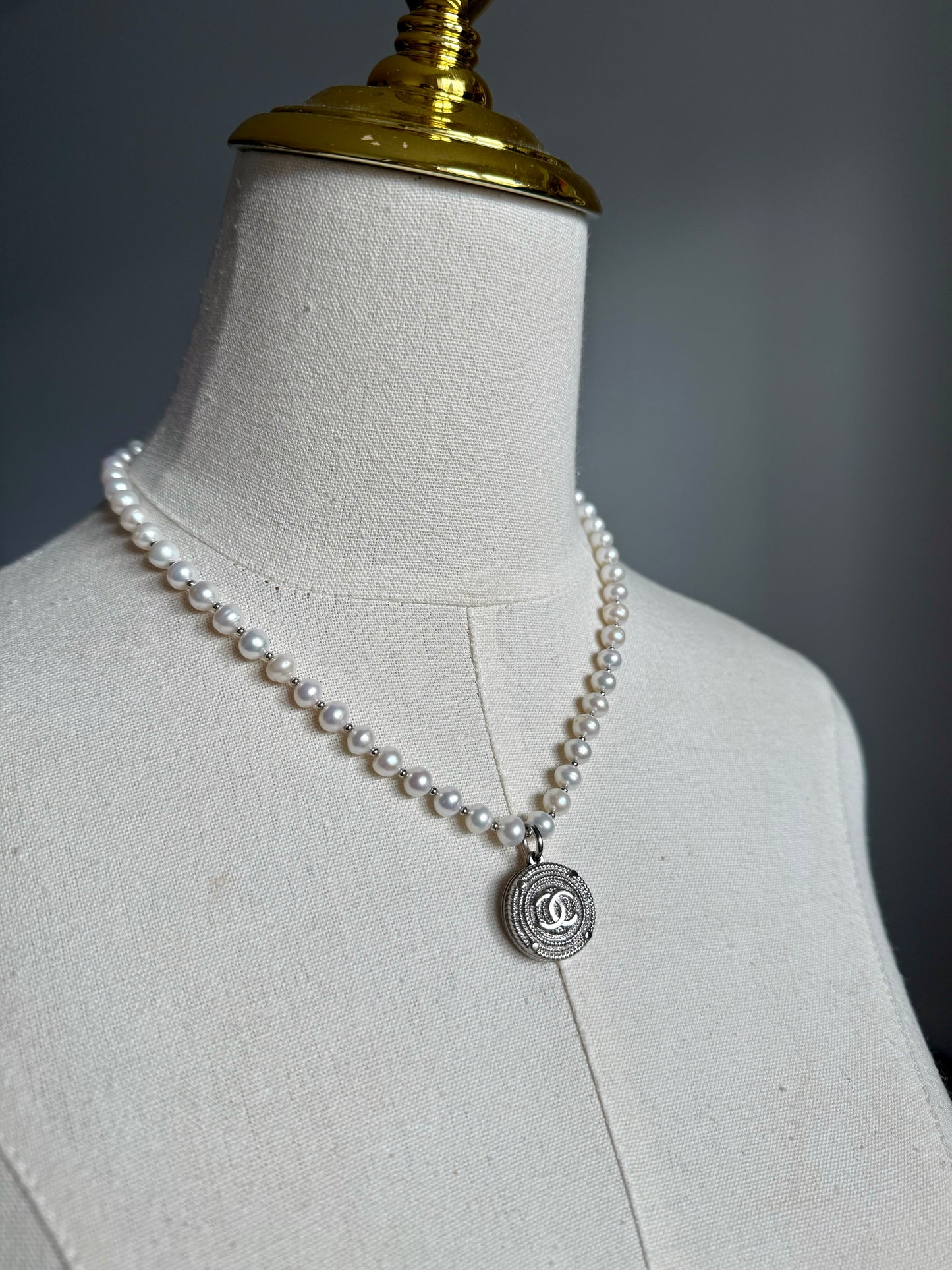 Authentic silver reworked Necklace • SUPER RARE ONE OF A KIND PIECE