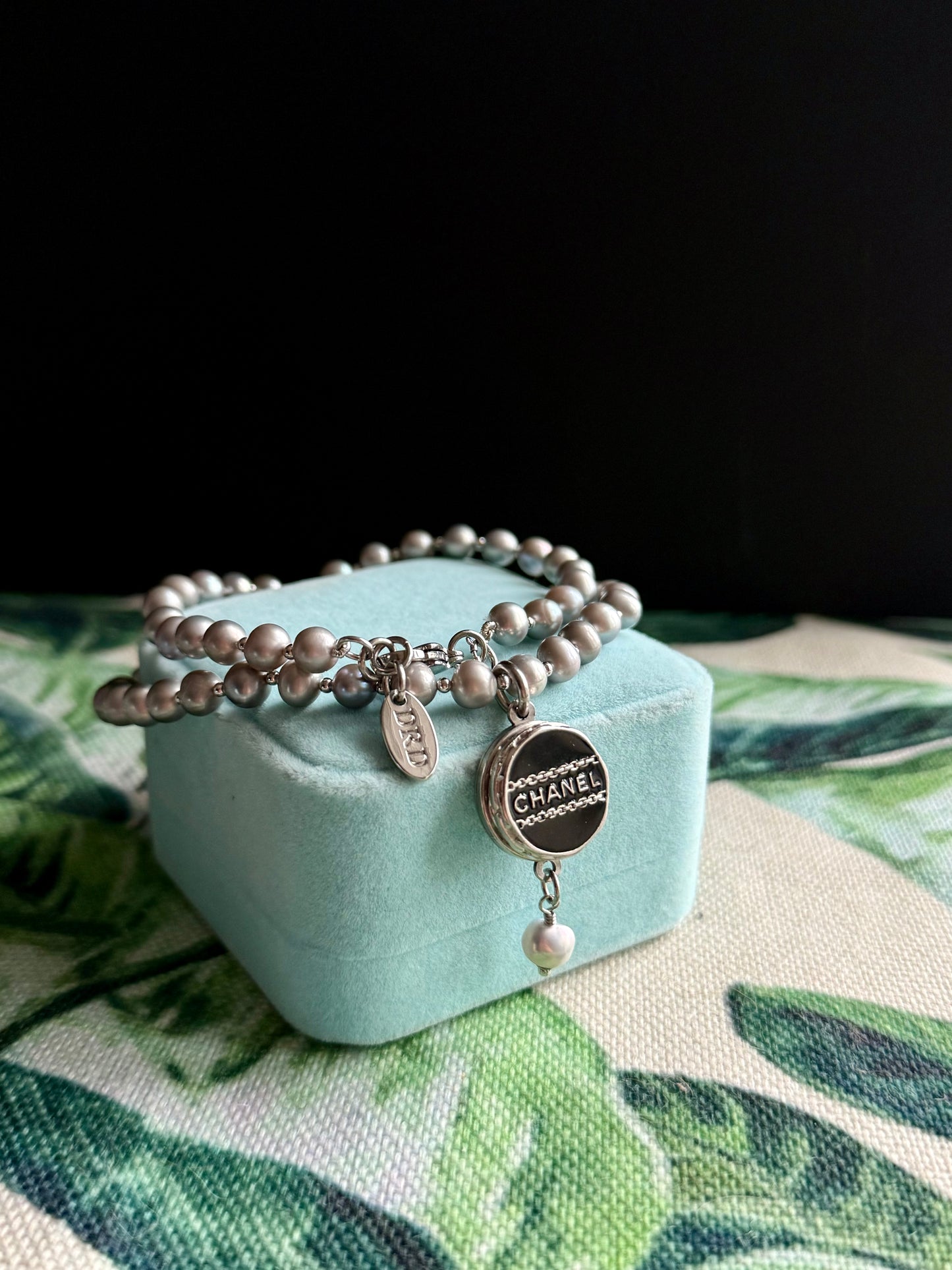 Authentic silver reworked button Necklace • SUPER RARE ONE OF A KIND PIECE