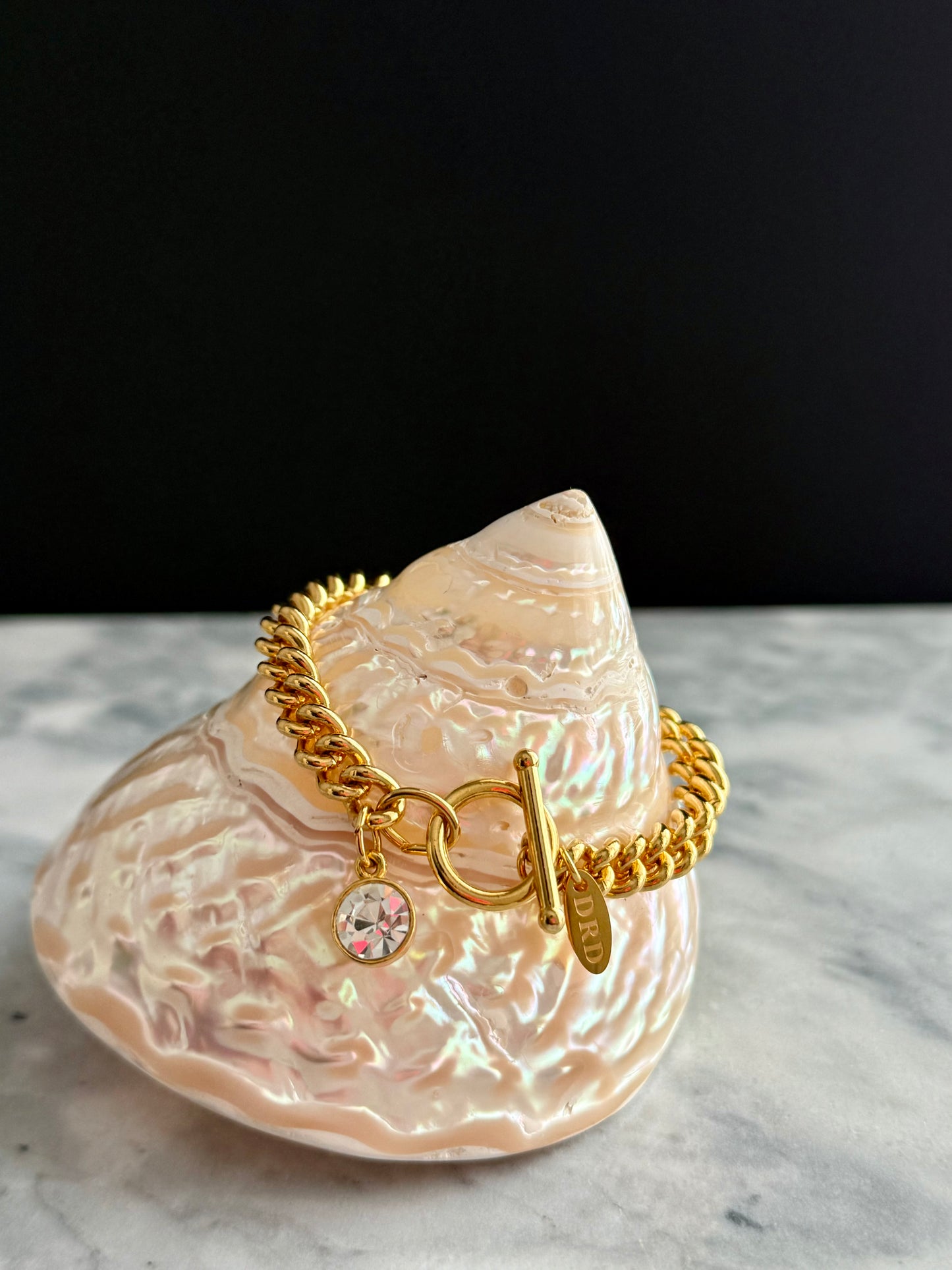 💛 Extremely rare Authentic Vintage Gold Reworked button bracelet