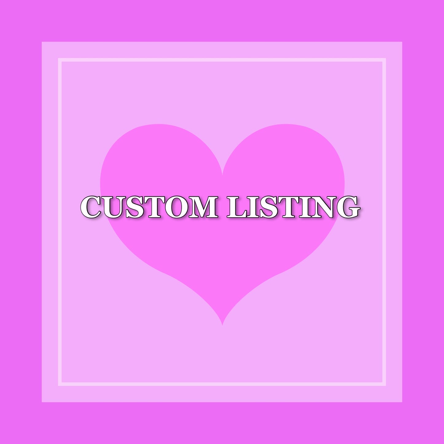 Custom listing