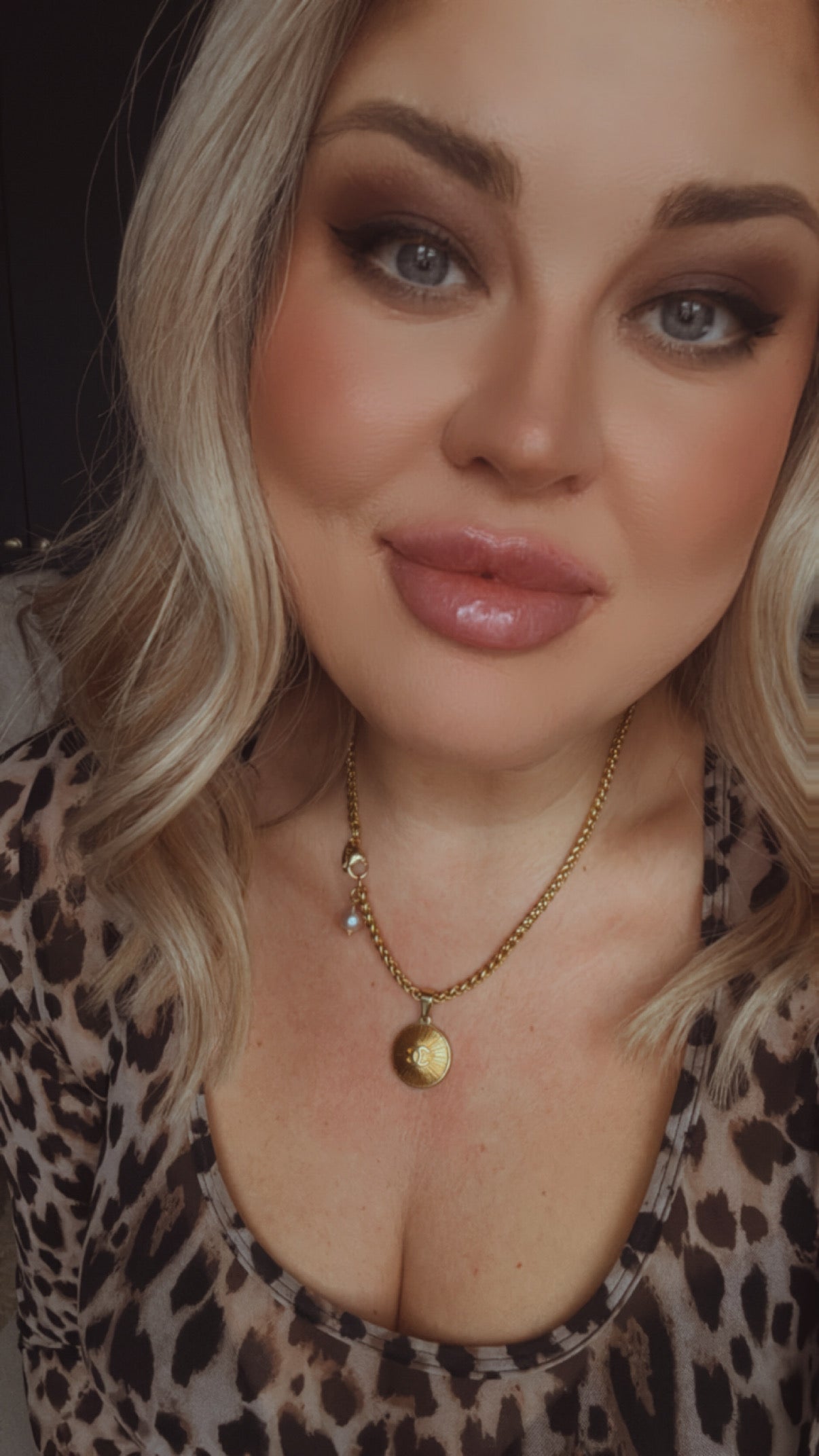 Vintage Authentic reworked Gold button Necklace