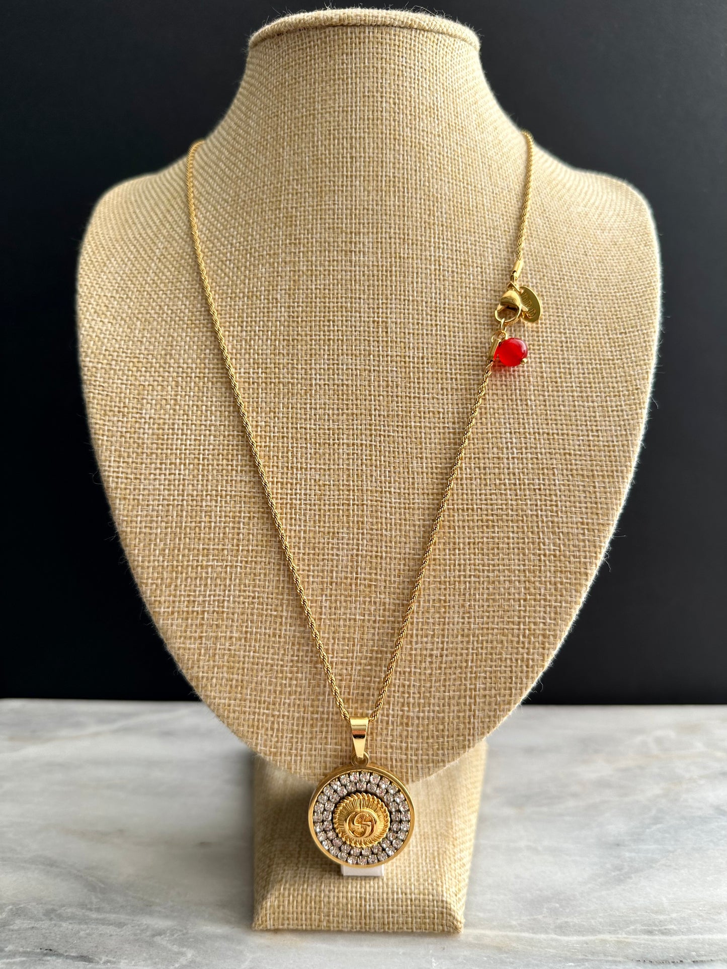 ❤️ Gold reworked Gucci necklace • high quality