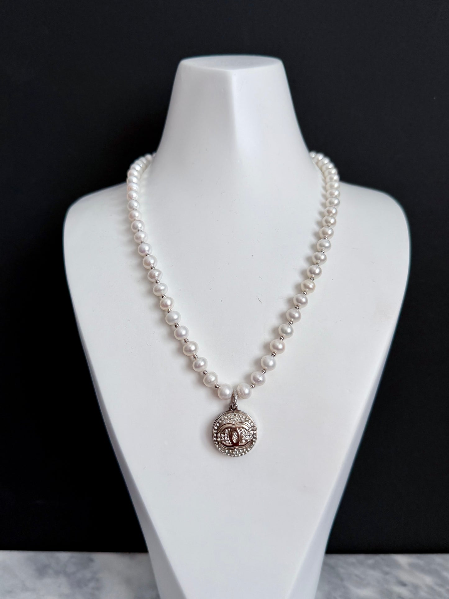 Authentic silver reworked Necklace • SUPER RARE ONE OF A KIND PIECE