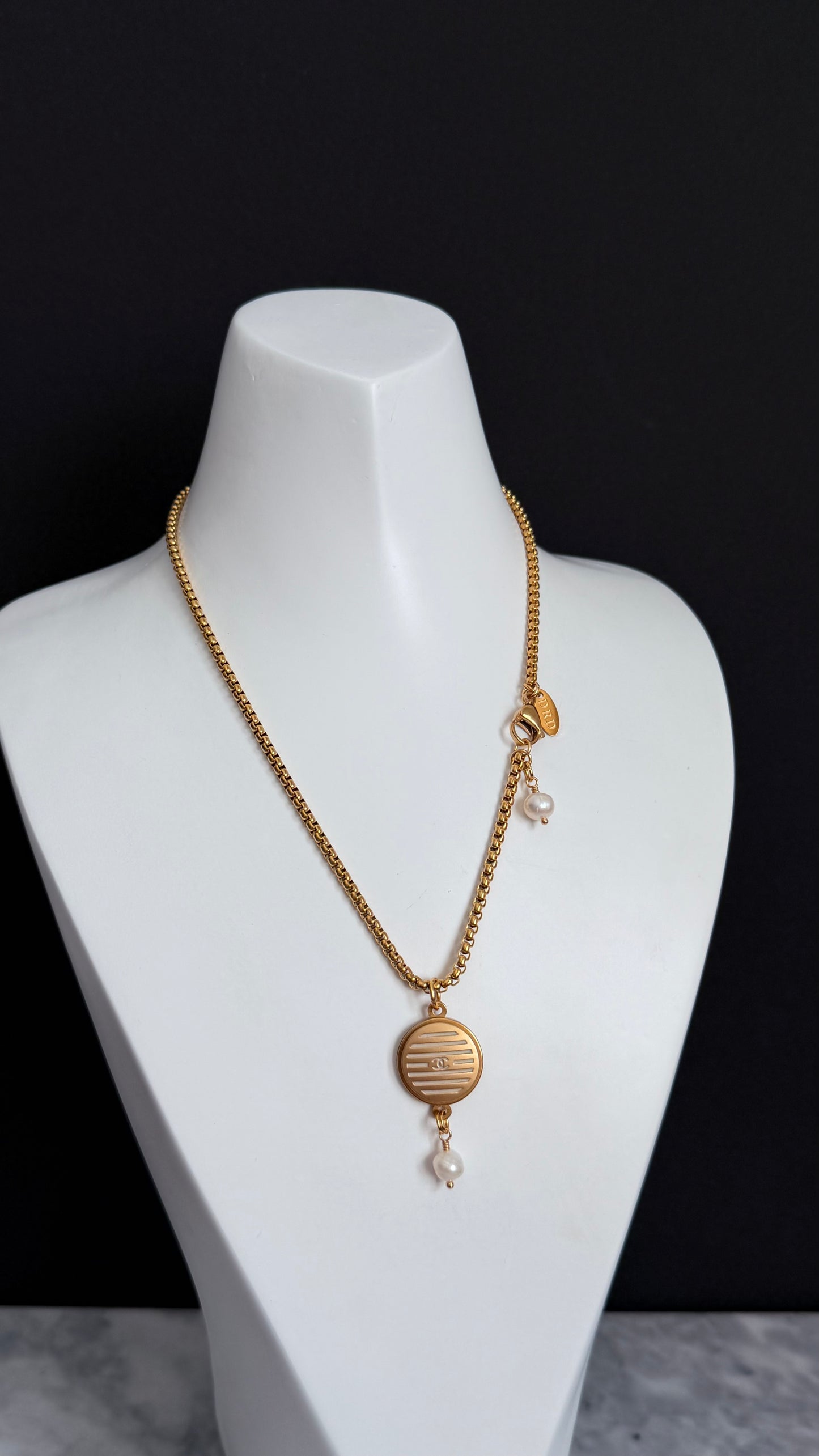 ❤️ reworked button necklace