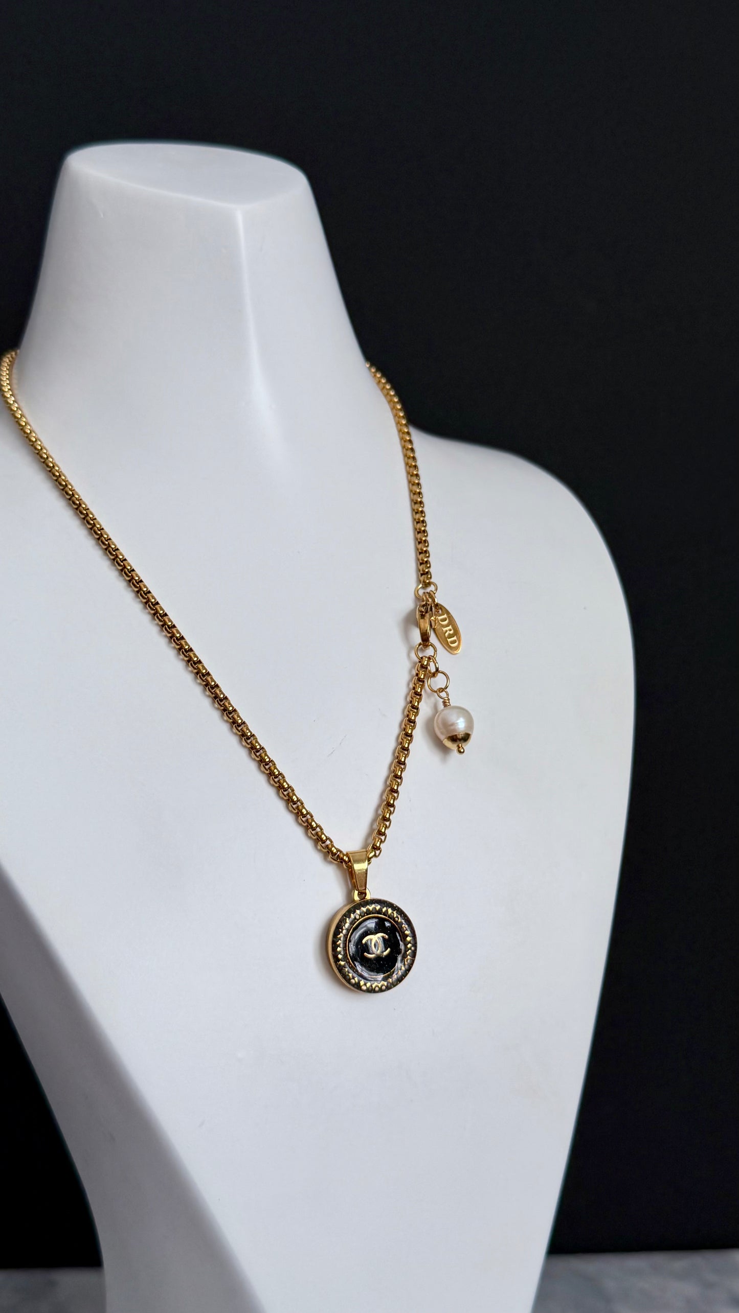 ❤️ reworked button necklace