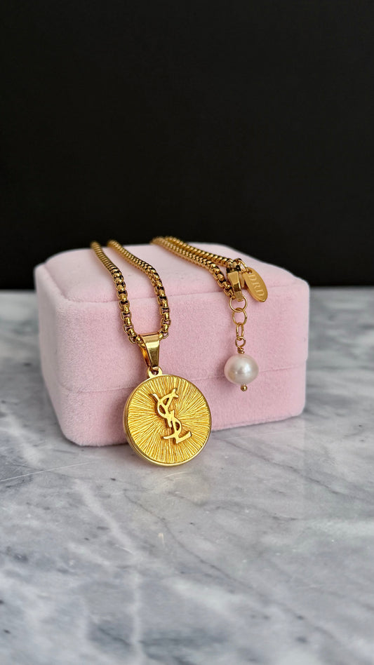 ✨Vintage Authentic gold YSL Necklace • SUPER RARE ONE OF A KIND PIECE