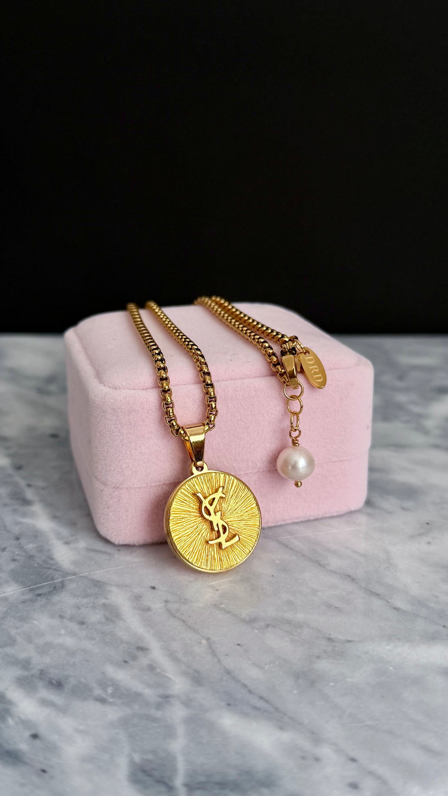 ✨Vintage Authentic gold YSL Necklace • SUPER RARE ONE OF A KIND PIECE