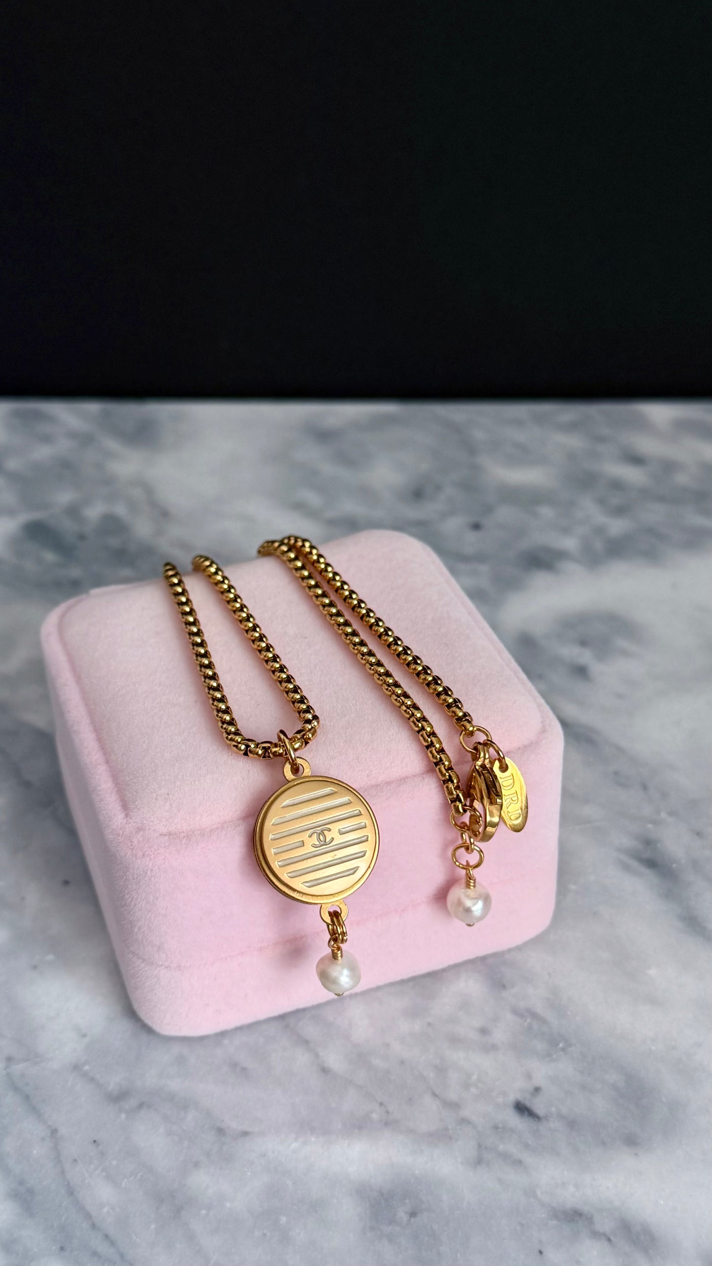❤️ reworked button necklace
