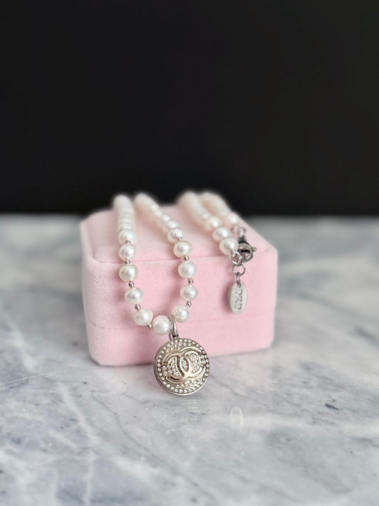 Authentic silver reworked Necklace • SUPER RARE ONE OF A KIND PIECE