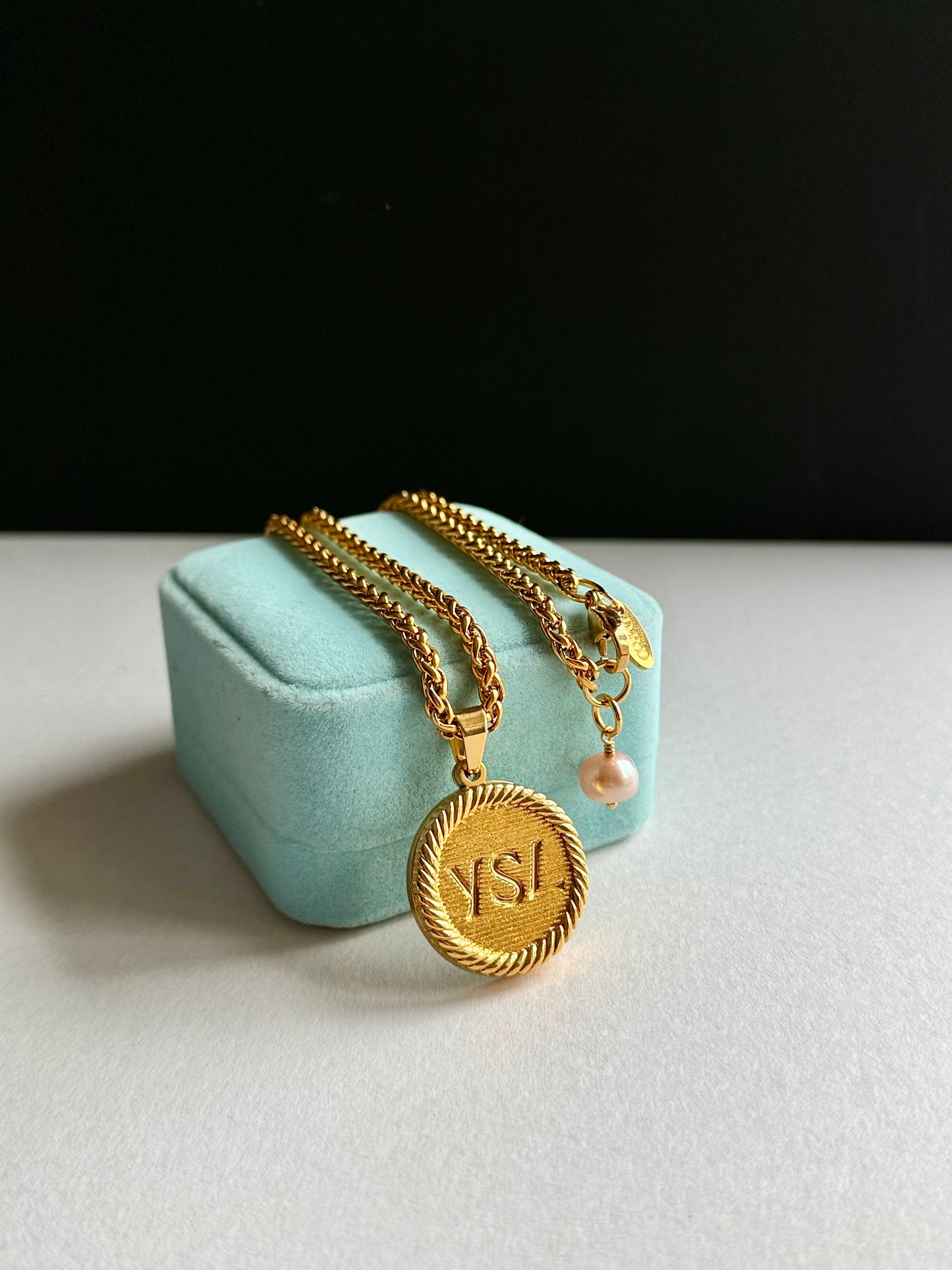 Vintage Authentic gold YSL Necklace • SUPER RARE ONE OF A KIND PIECE