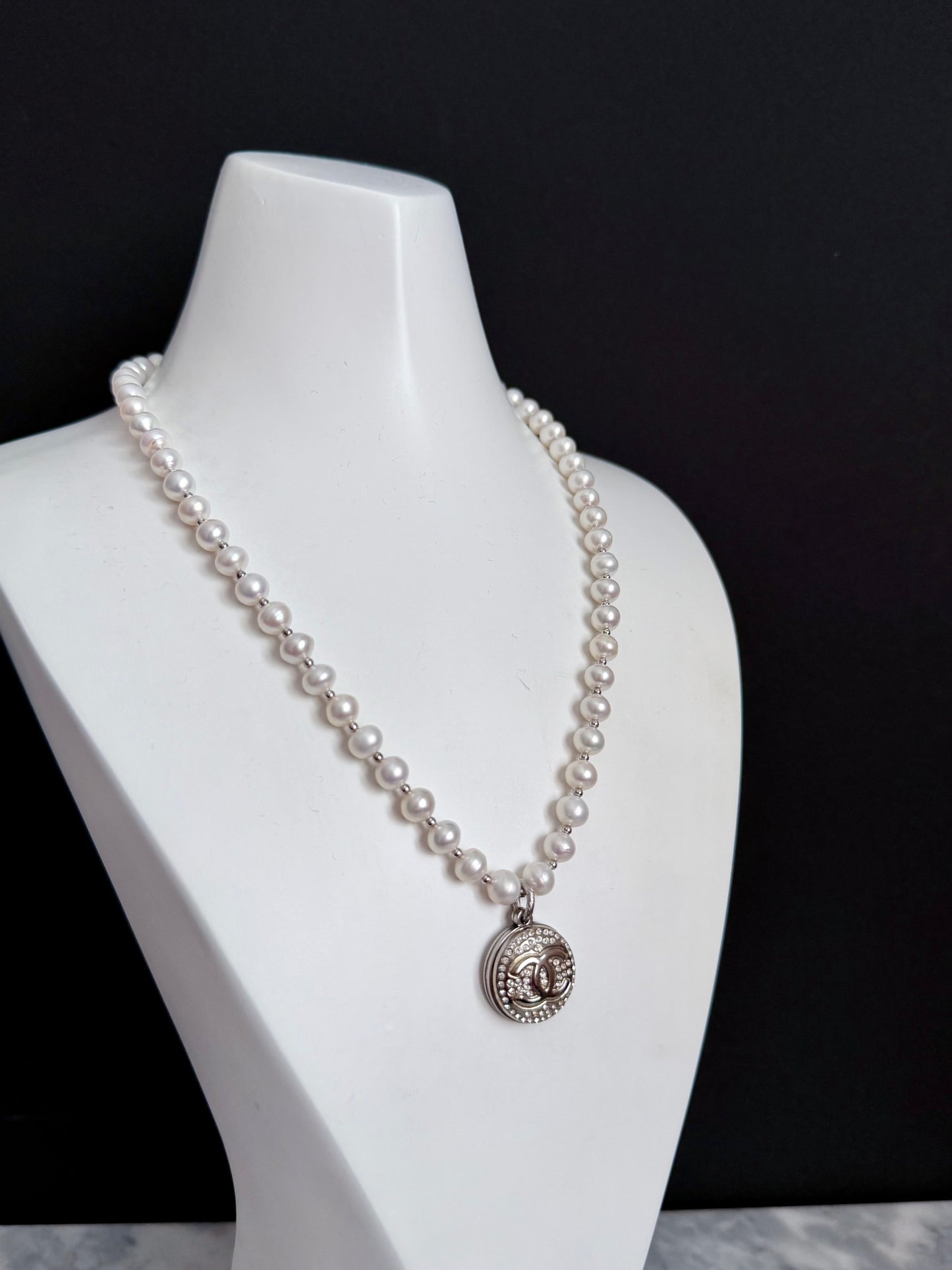 Authentic silver reworked Necklace • SUPER RARE ONE OF A KIND PIECE