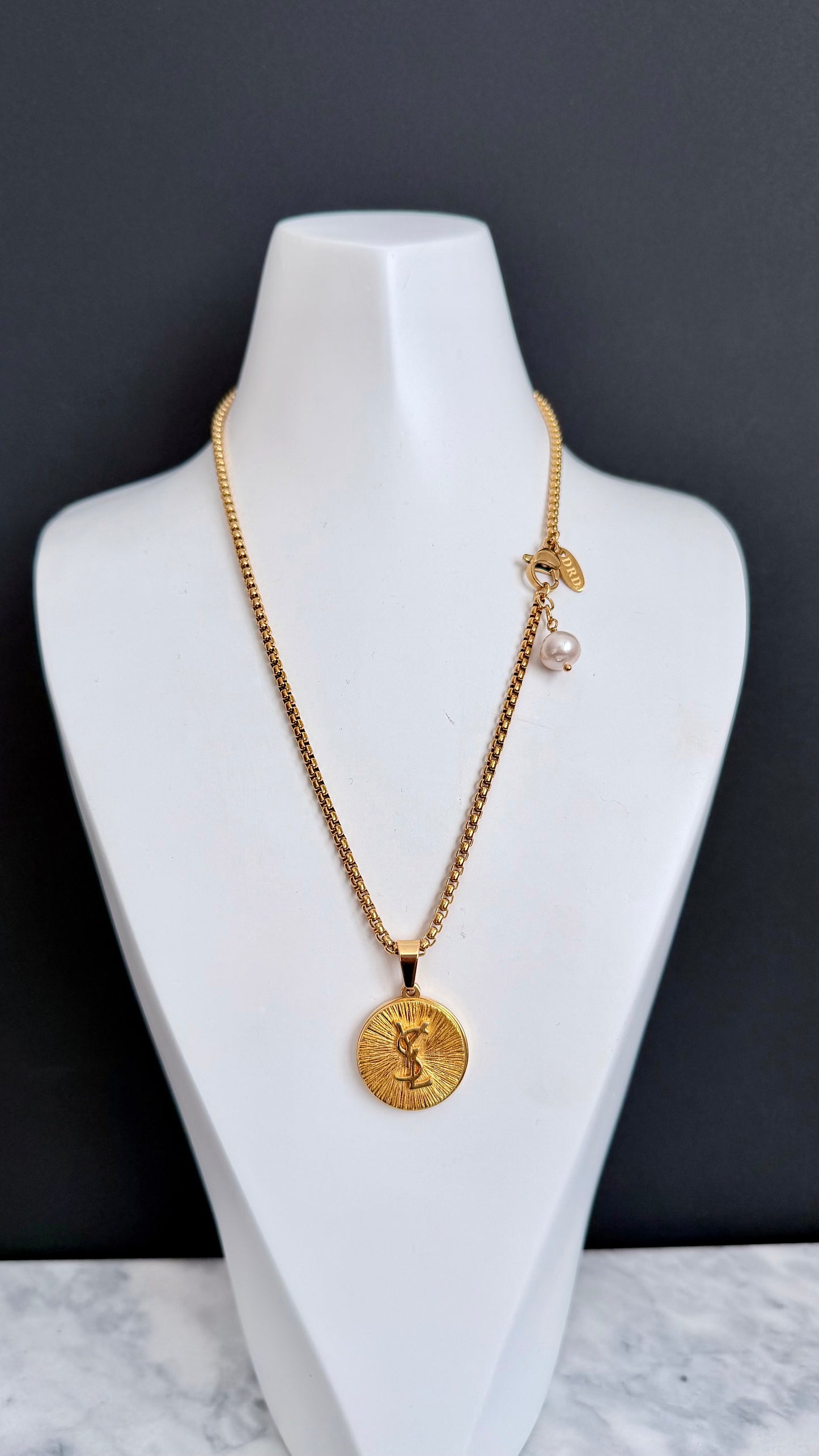 ✨Vintage Authentic gold YSL Necklace • SUPER RARE ONE OF A KIND PIECE