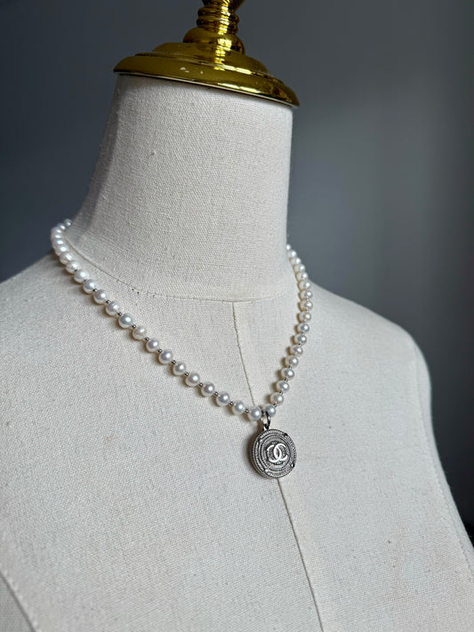 Authentic silver reworked Necklace • SUPER RARE ONE OF A KIND PIECE