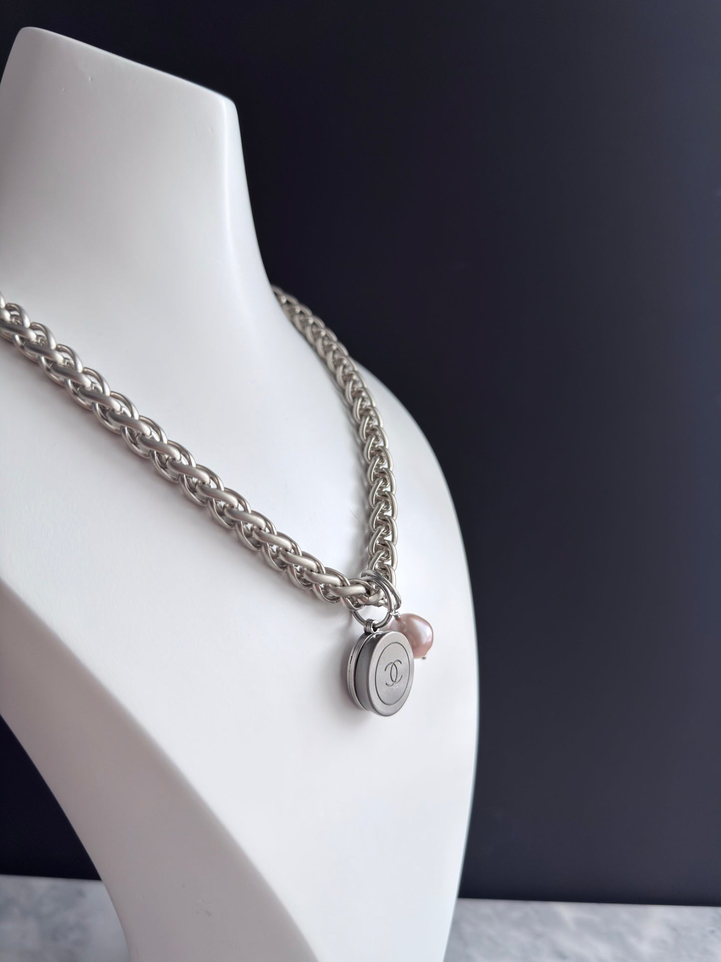 One of a kind Authentic Reworked button necklace