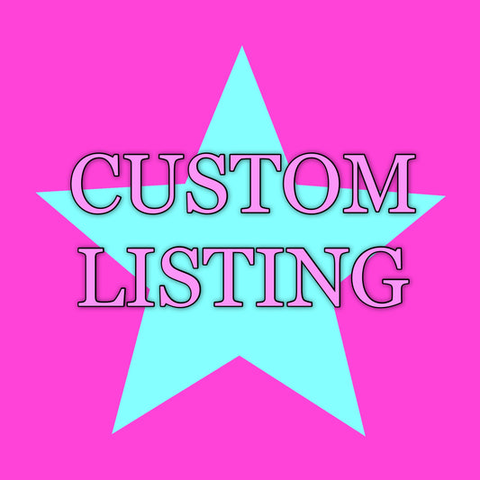 CUSTOM LISTING FOR SUE