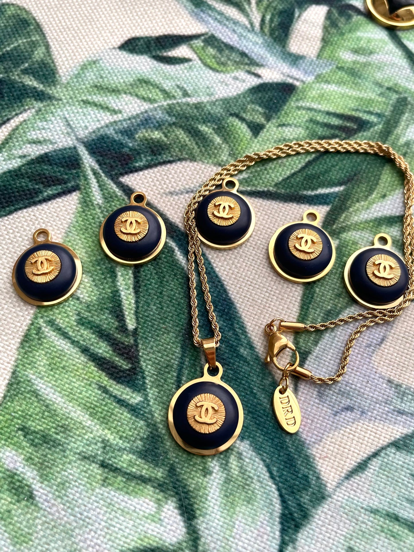 Vintage Authentic Reworked delicate gold CHANEL Necklace