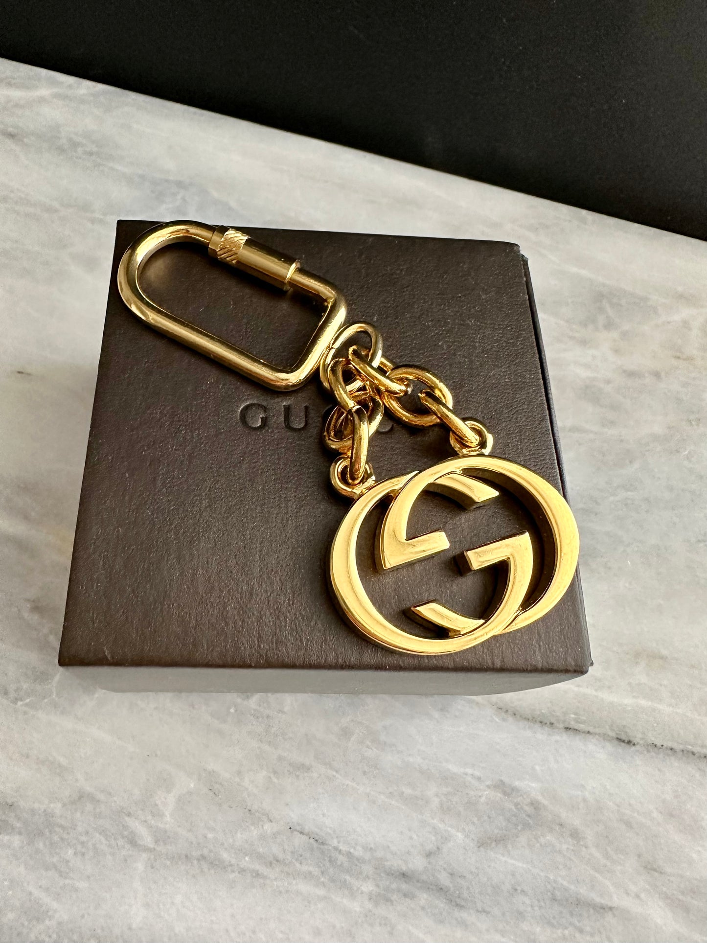 Gold Vintage Gucci charm necklace • high quality